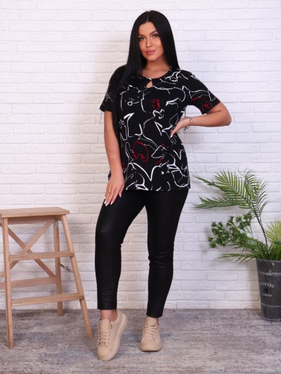 Футболка женская с карманами, вариант 2 (820-2) Футболка женская с карманами, вариант 2 (820-2)