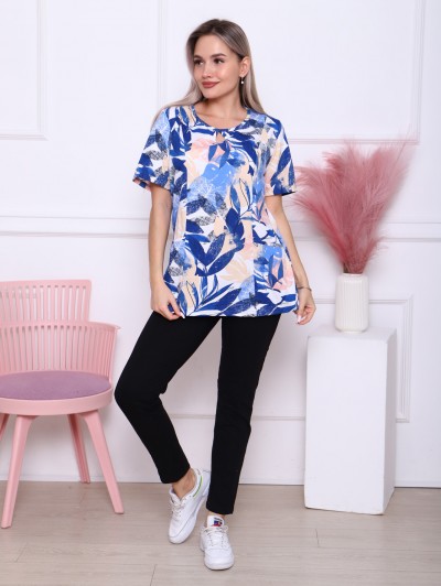 Футболка женская с карманами, вариант 16 (820-16) Футболка женская с карманами, вариант 16 (820-16)